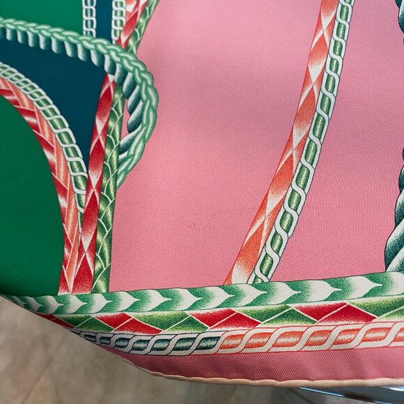 Hermes Carre 90 Robe Du Soir Silk Scarf - Picture 11 of 12